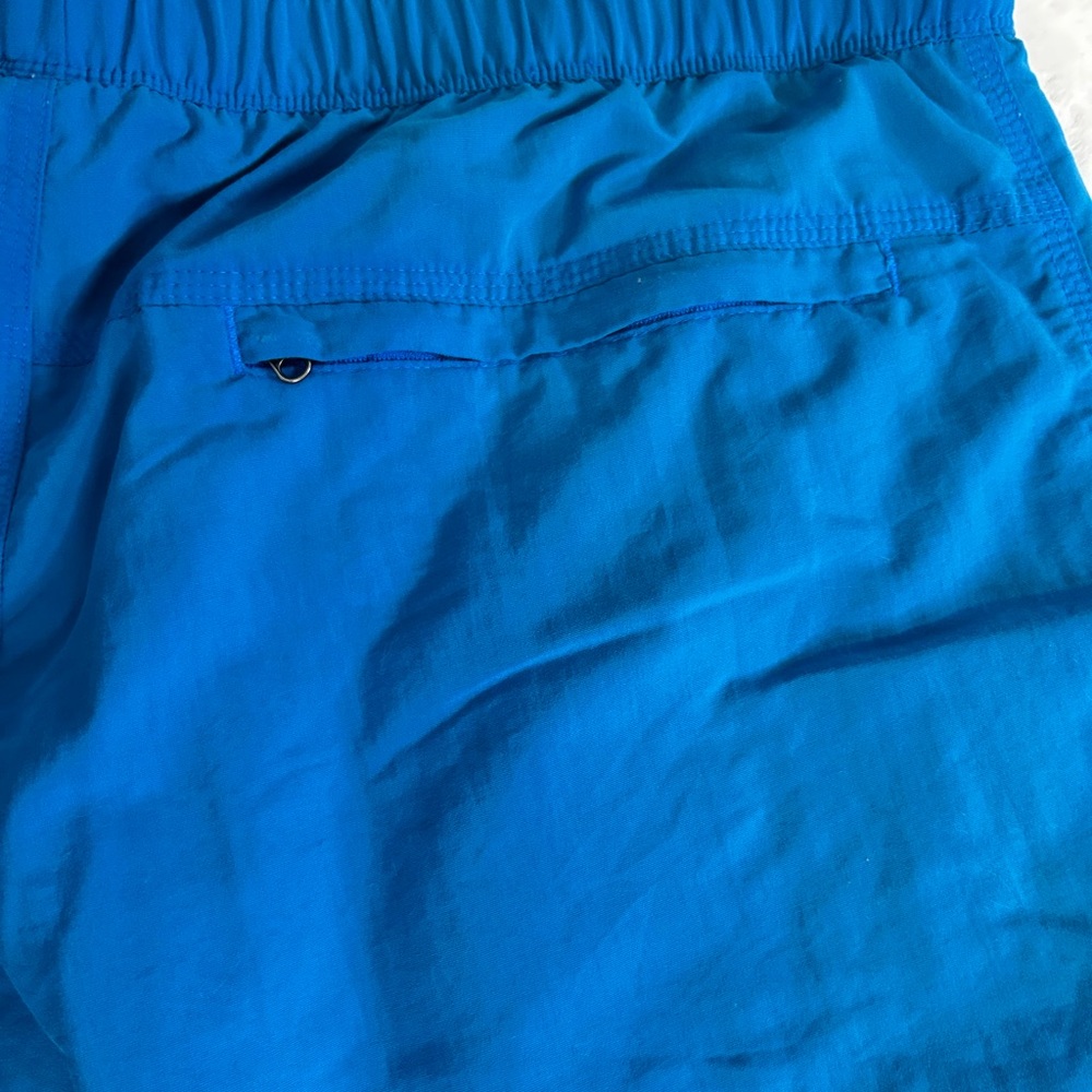 The North Face Blue Hiking Shorts Mens M Nylon Outdoor Belted - Picture 11 of 11